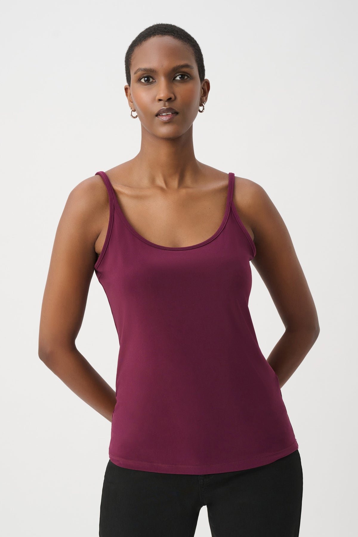 Joseph Ribkoff Elderberry Spaghetti Strap Camisole