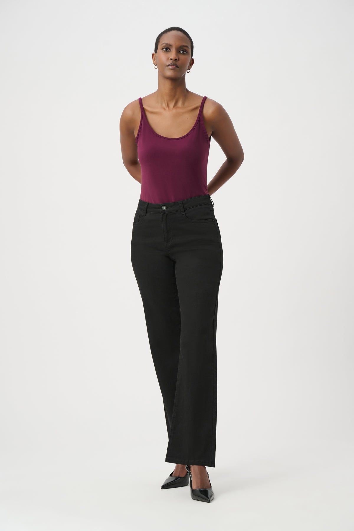 Joseph Ribkoff Elderberry Spaghetti Strap Camisole