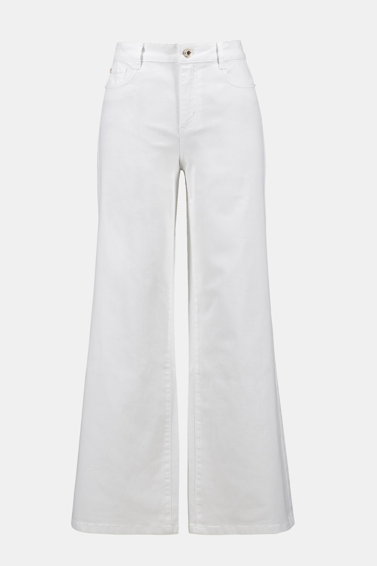 Joseph Ribkoff White Goldie | Classic Wide-Leg Stretch Jeans