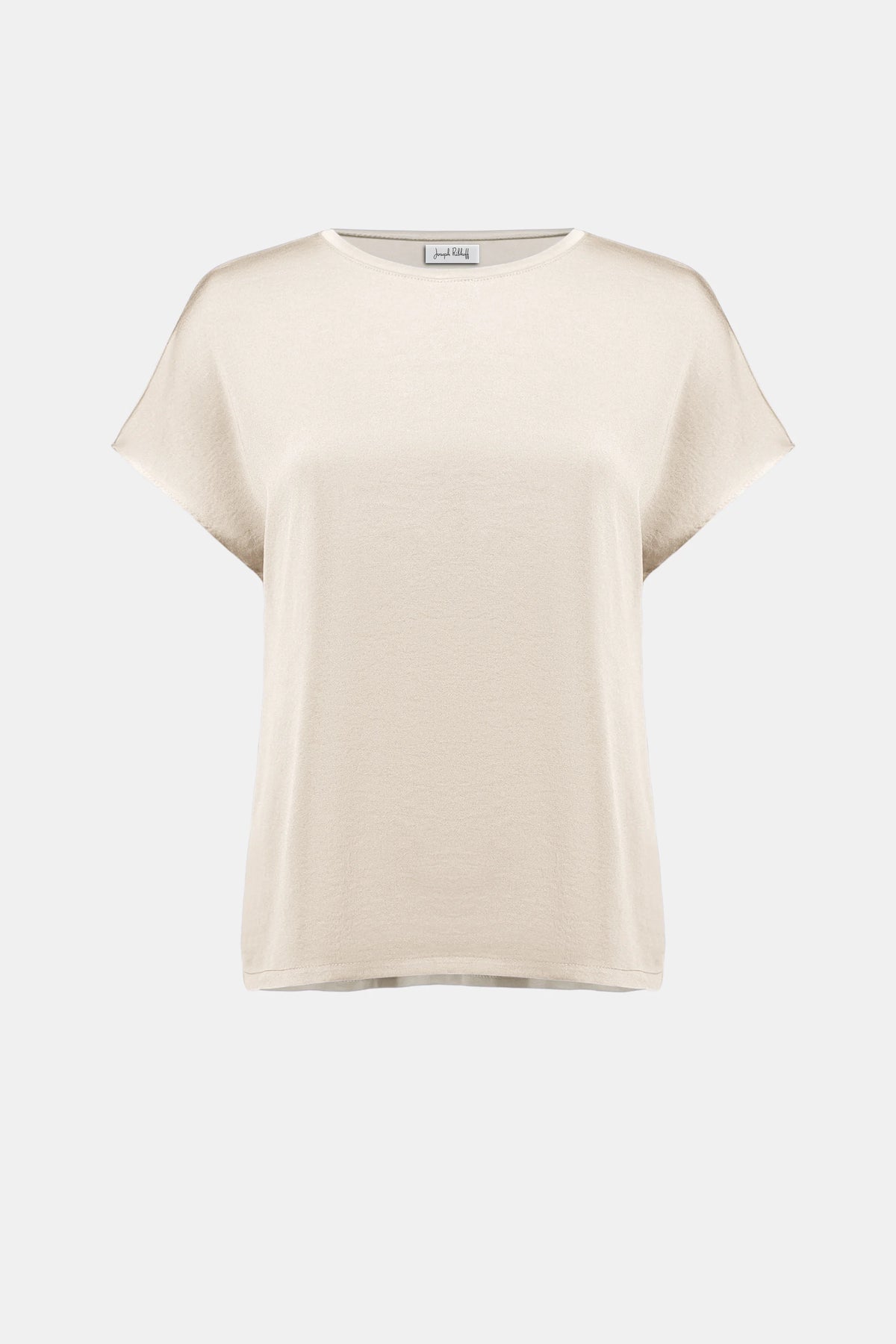 Joseph Ribkoff Moonstone Recycled Satin And Silky Knit Straight Top