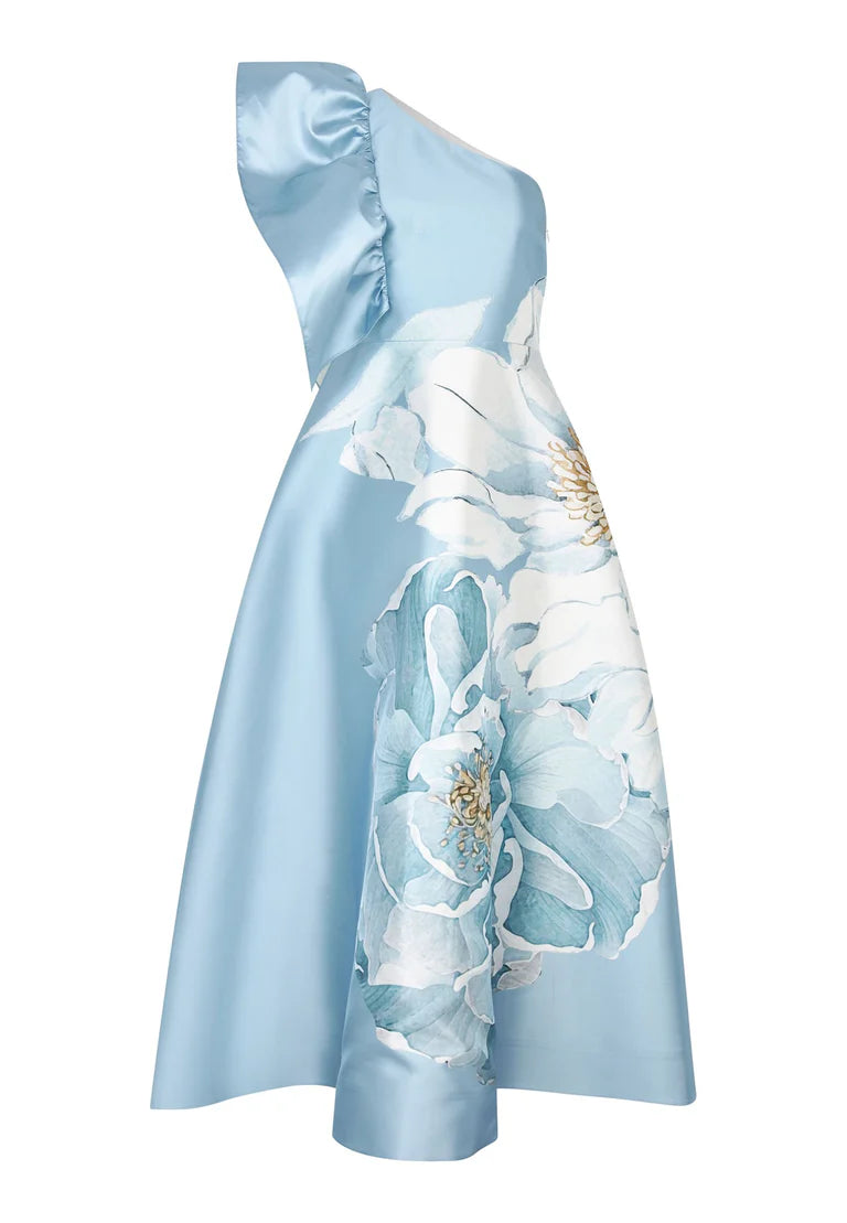 Dea Kudibal Flornette-Rosea Plena Skyway One Shoulder Dress