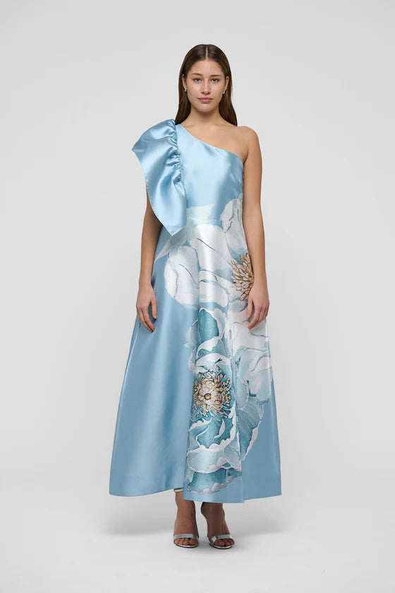 Dea Kudibal Flornette-Rosea Plena Skyway One Shoulder Dress