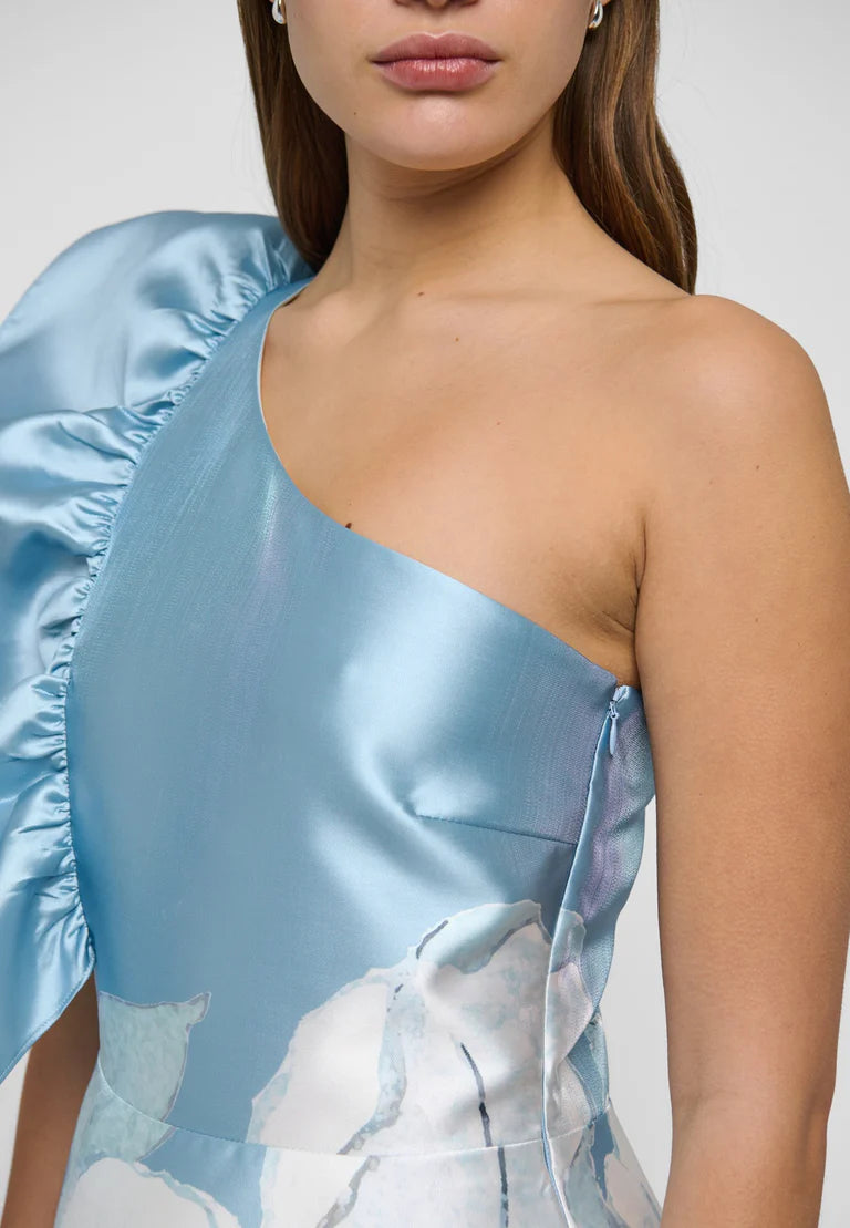 Dea Kudibal Flornette-Rosea Plena Skyway One Shoulder Dress