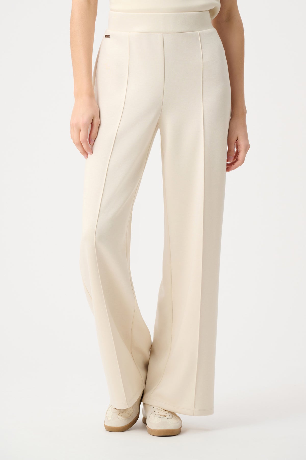 Joseph Ribkoff Birch Scuba Jersey Wide Leg Pull-On Pants