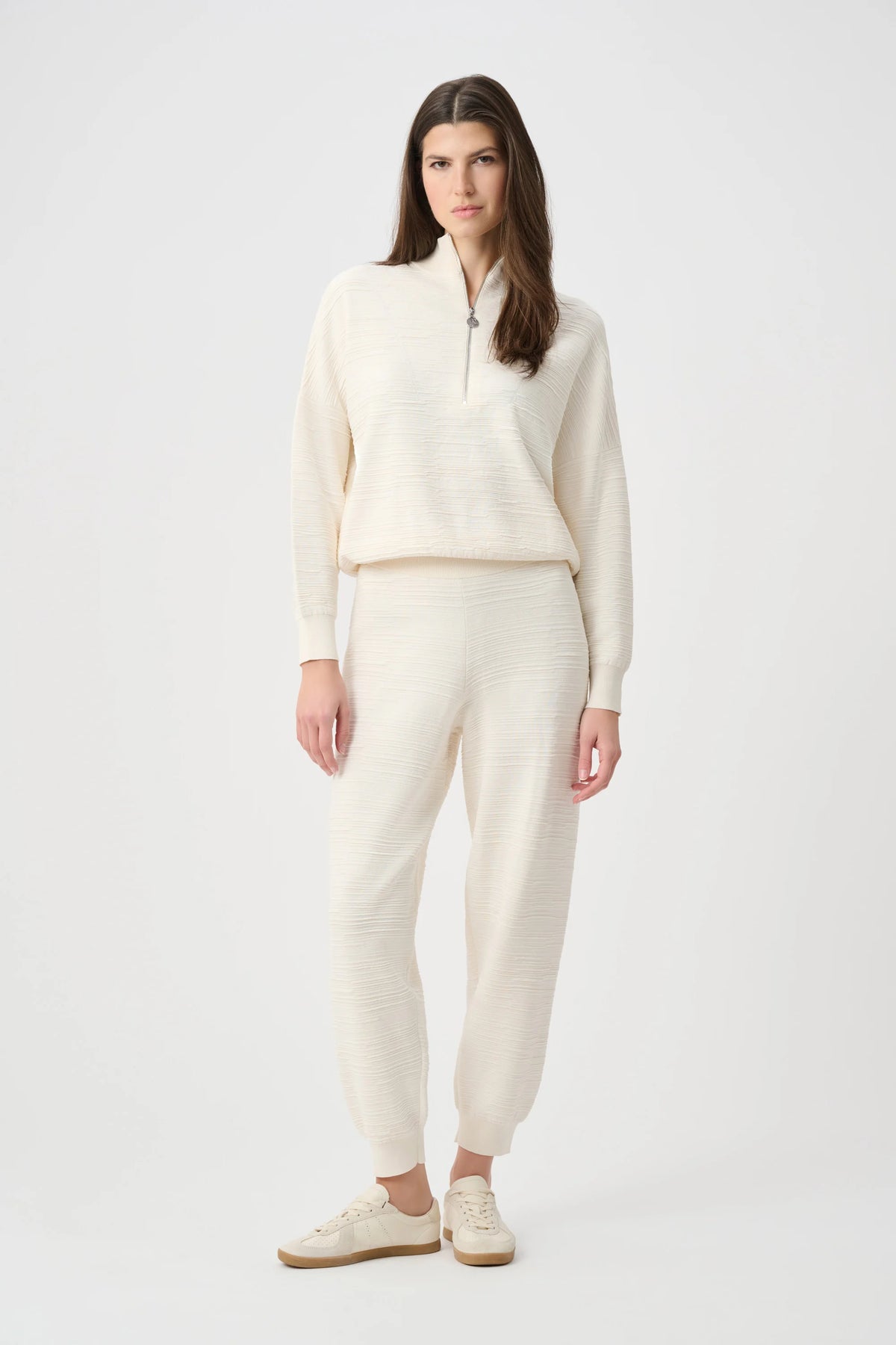 Joseph Ribkoff Birch Sweater Knit Mock-Neck Cocoon Sweater