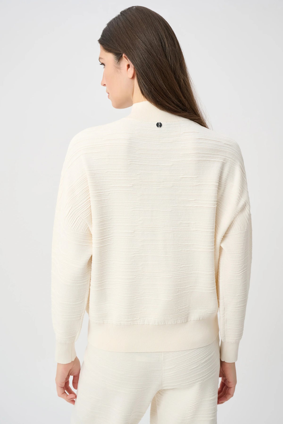 Joseph Ribkoff Birch Sweater Knit Mock-Neck Cocoon Sweater