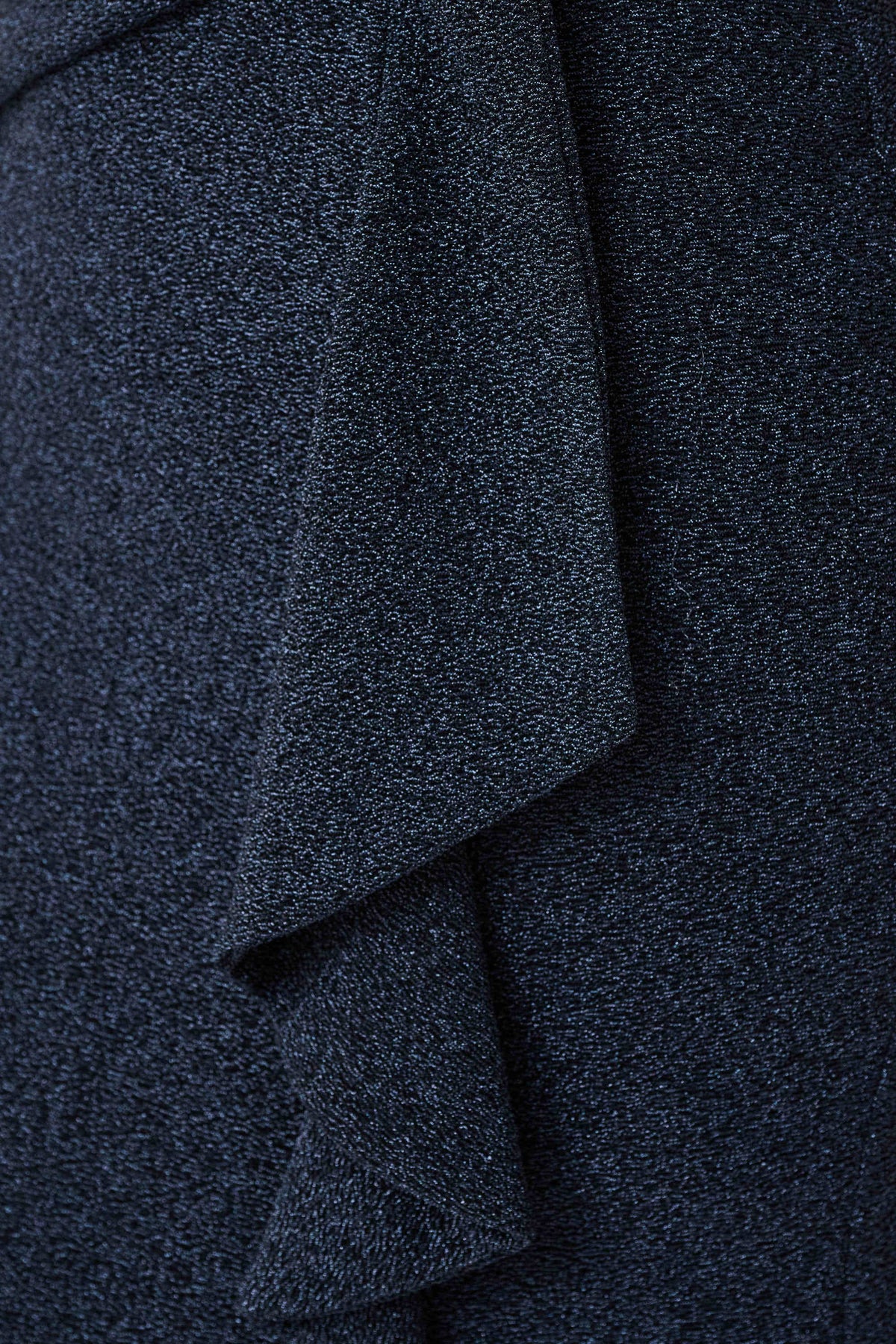 Joseph Ribkoff Navy Signature | Sparkle Knit Wrap Gown