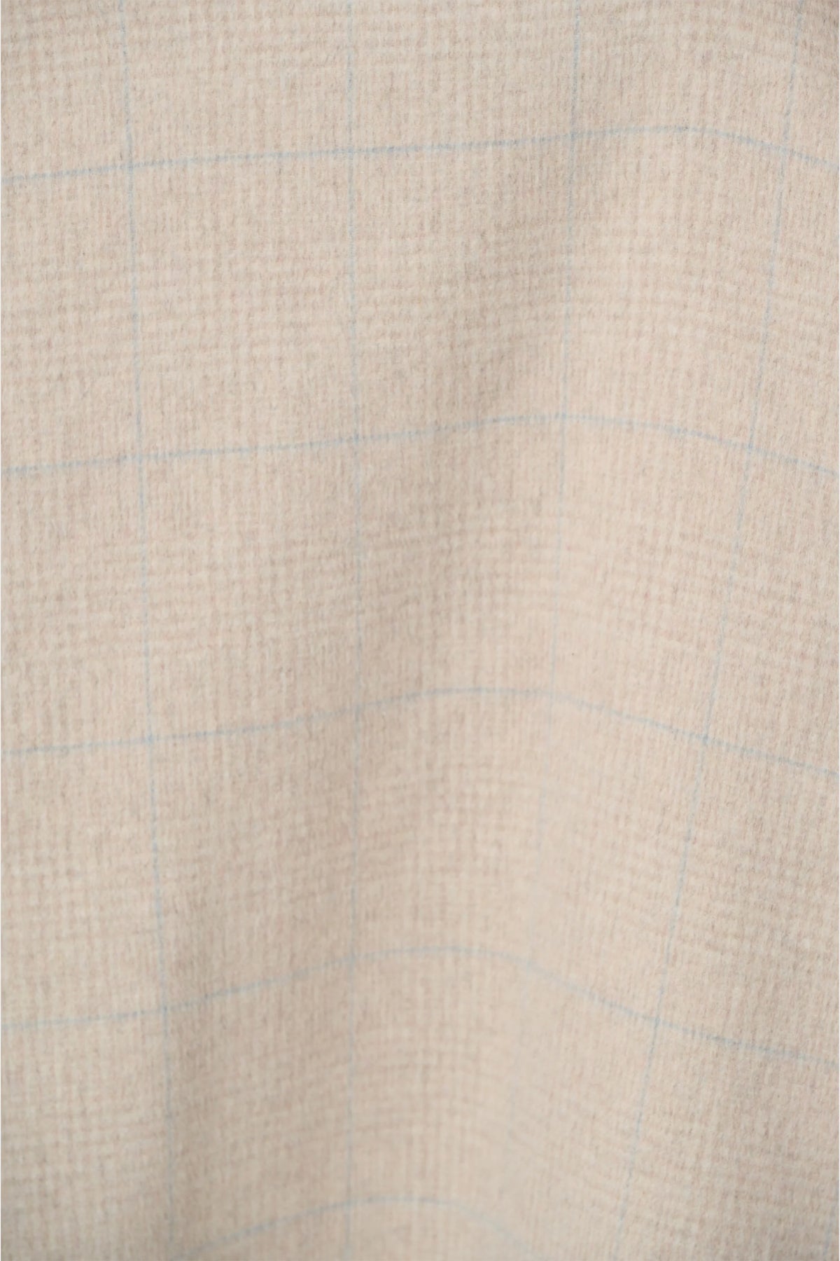 Joseph Ribkoff Oatmeal Wool Blend Plaid Reversible Boxy Coat
