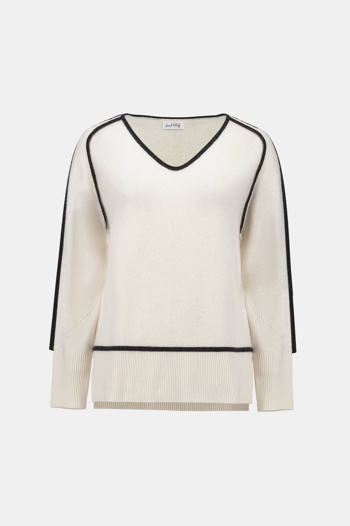 Joseph Ribkoff Multi Cashmere And Wool Contrast trim Sweater