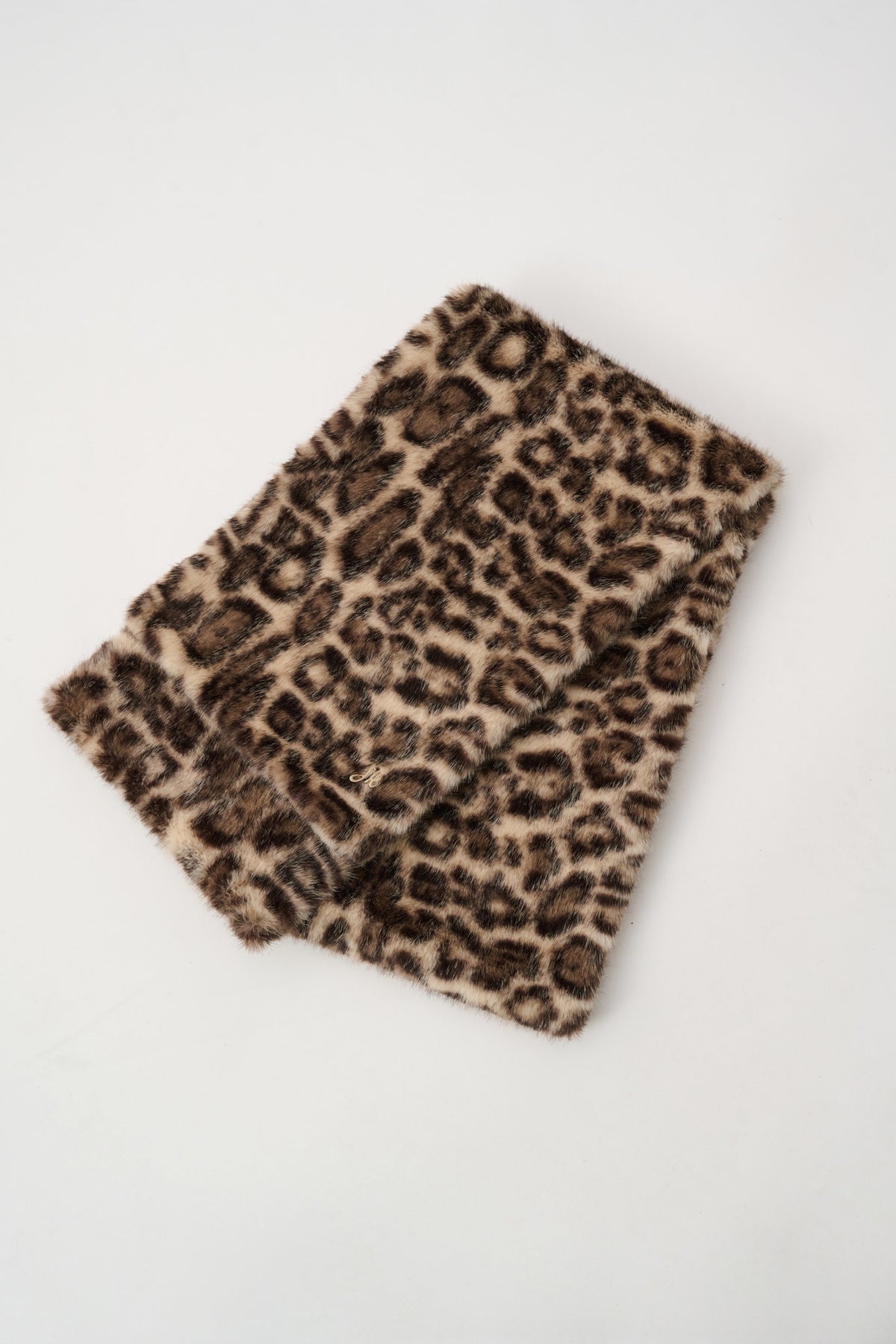 Joseph Ribkoff Beige/Multi Faux Fur Leopard Print Scarf