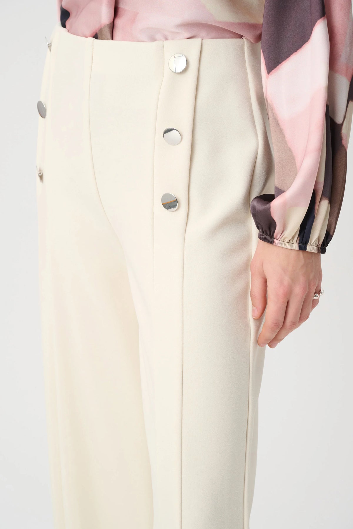 Joseph Ribkoff Birch Sailor Wide-Leg Pants