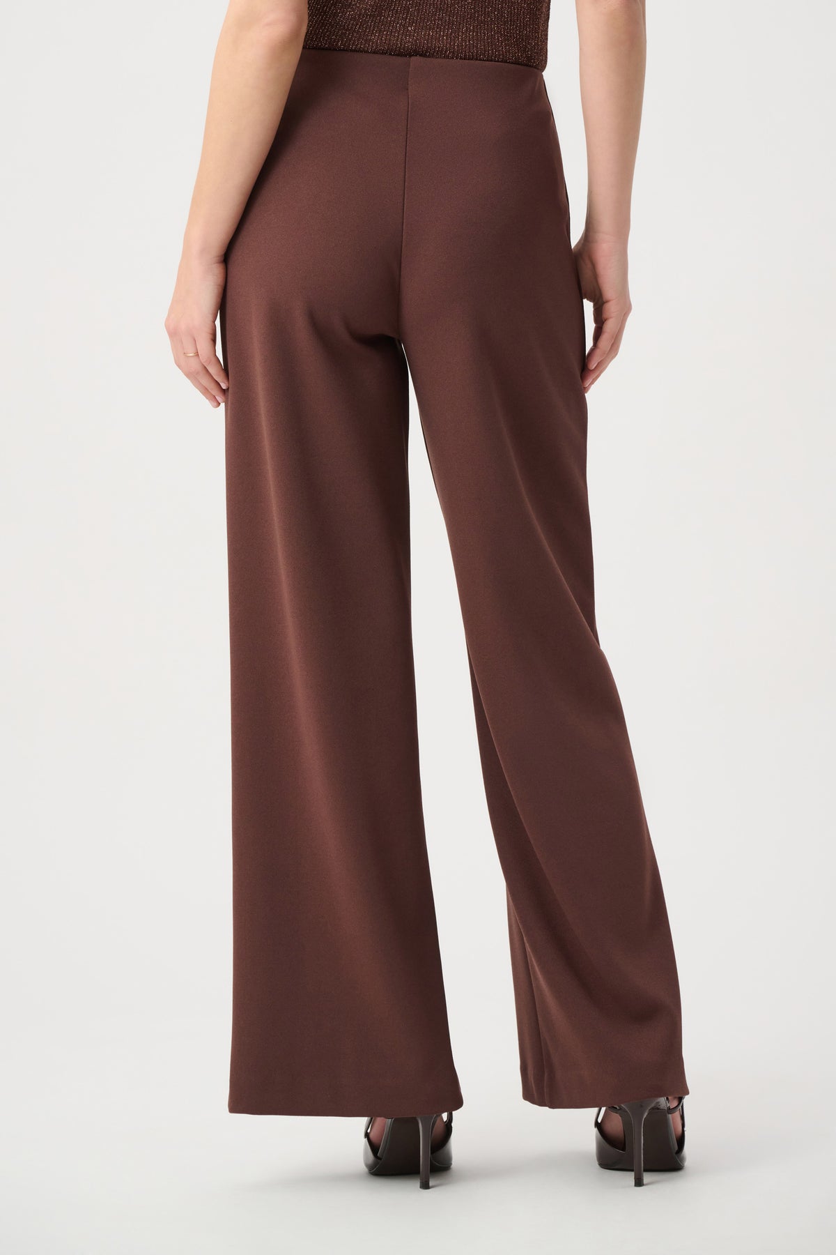 Joseph Ribkoff Mahogany Sailor Wide-Leg Pants