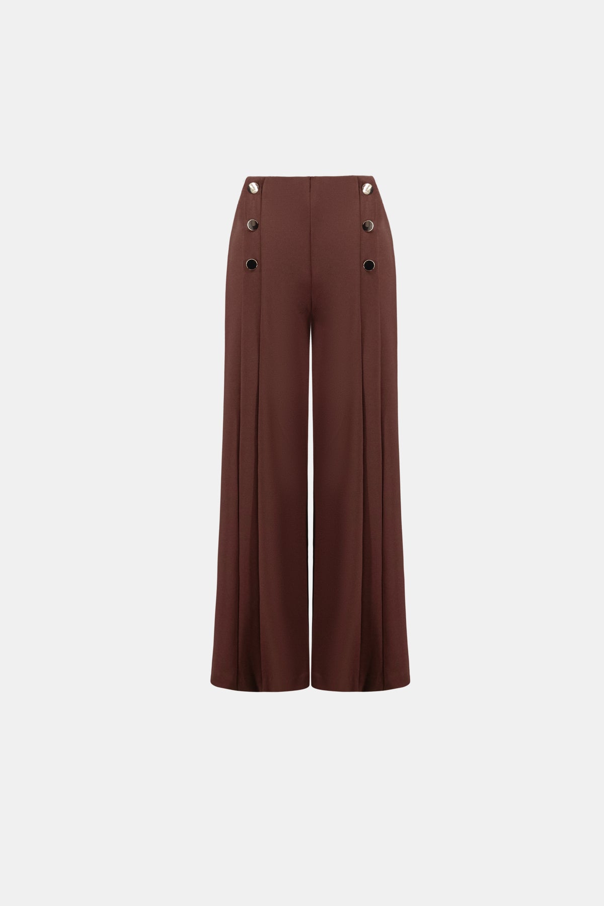Joseph Ribkoff Mahogany Sailor Wide-Leg Pants
