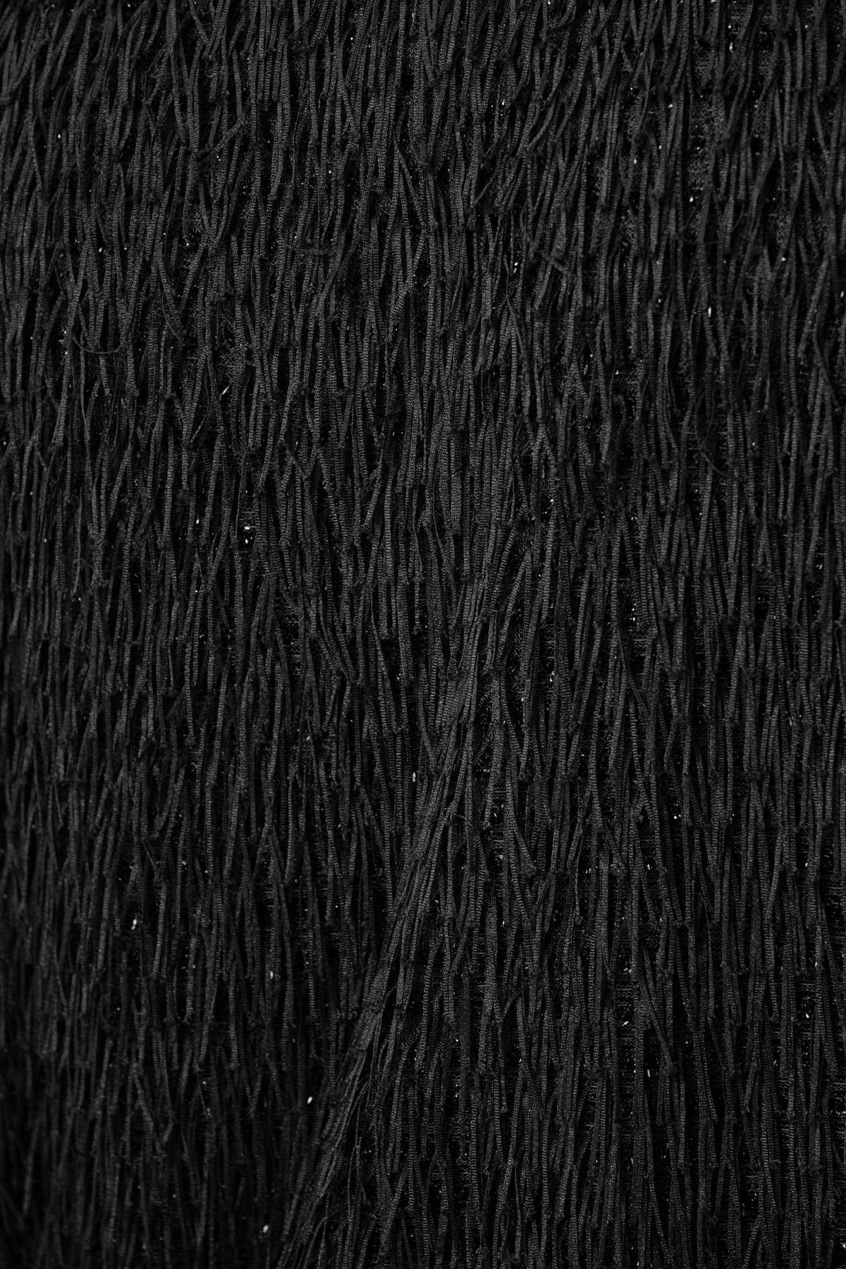 Joseph Ribkoff Black Novelty Fringe Top