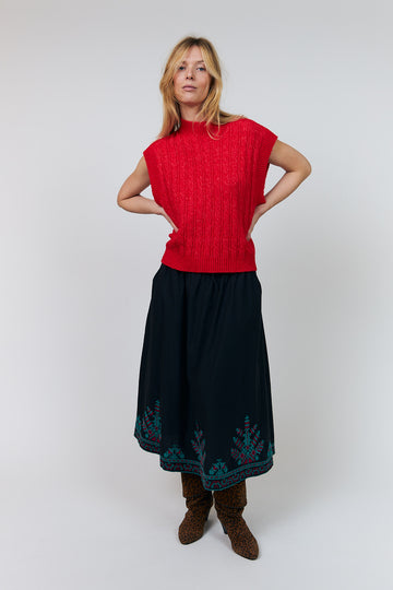 Lollys Laundry Red Finn Vest