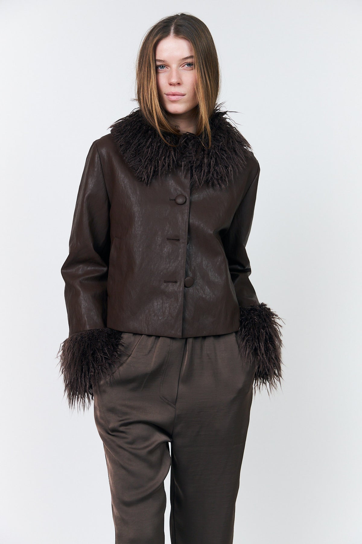 Lollys Laundry Brown Tracy Jacket