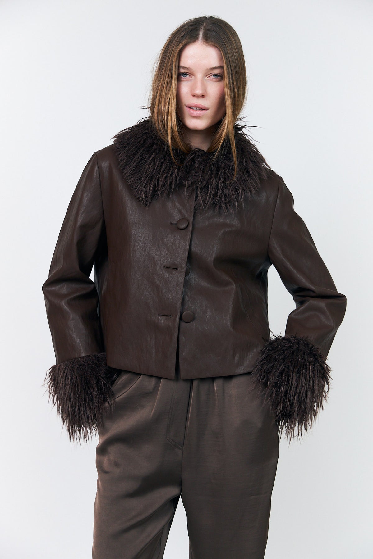 Lollys Laundry Brown Tracy Jacket