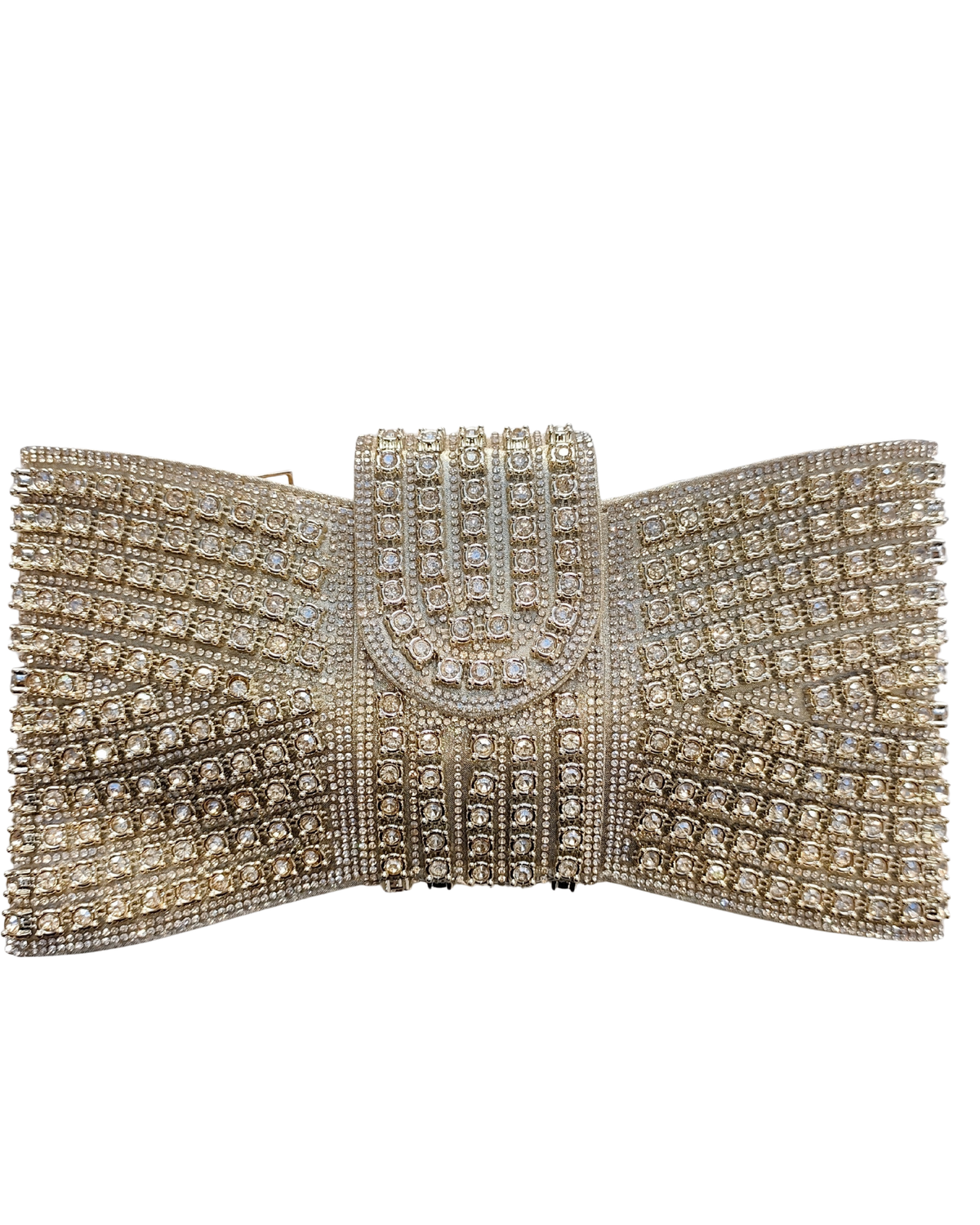 Dekers Shimo Shimo Bow Clutch - Gold