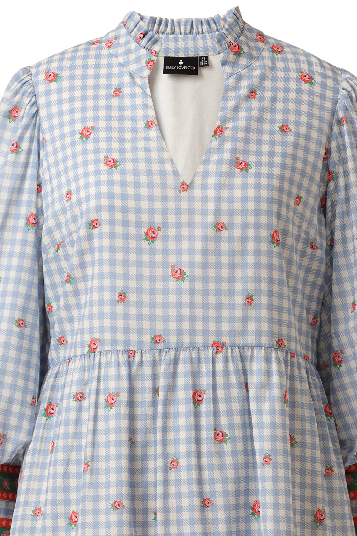 Emily Lovelock Chambray Blue Jenny Print Max Dress