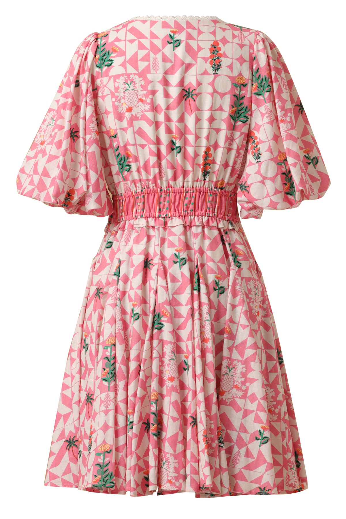 Emily Lovelock Pink Morning Glory Andrea Dress