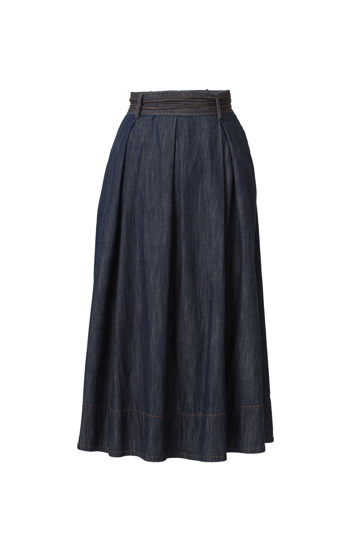 Emily Lovelock Denim Blue Zelda Skirt