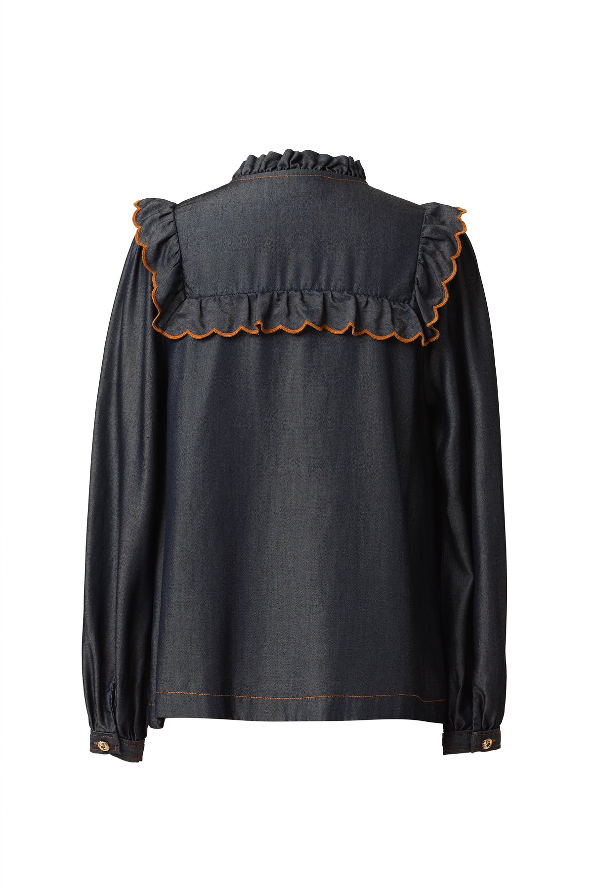 Emily Lovelock Blue Denim Blouse