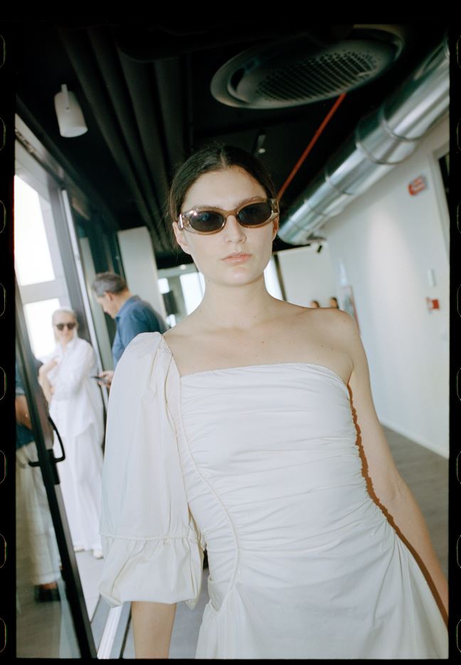 MEIMEIJ Vanilla One Shoulder Dress