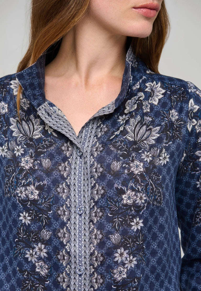 Dea Kudibal Amelie Linen Kudibelle Blouse With Stand Collar