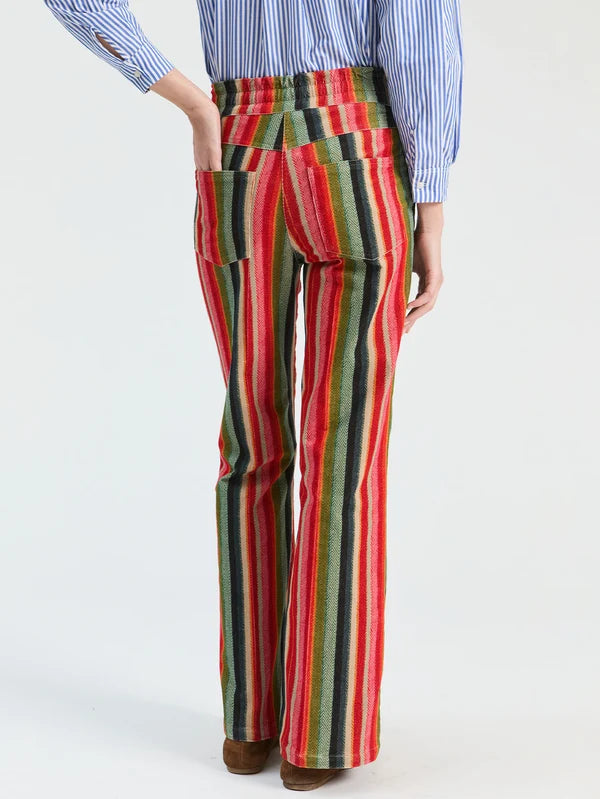 Vilagallo Teodora Herringbone Cuadro Trousers