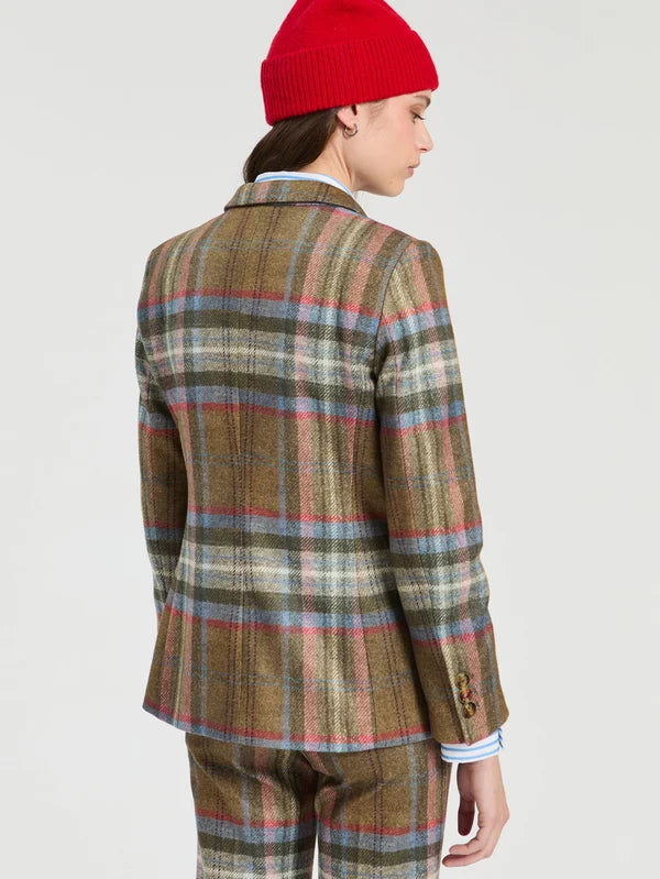 Vilagallo Checked Cuadro Blazer