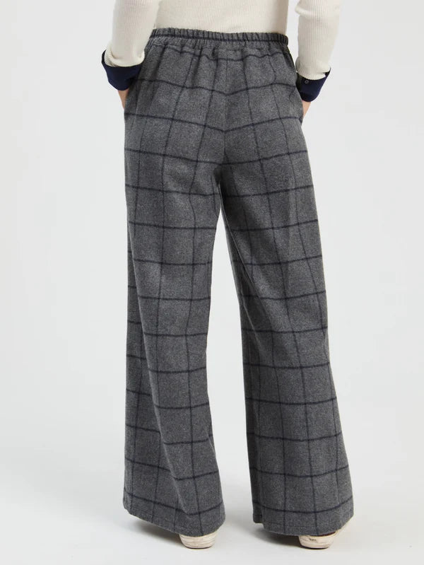 Vilagallo Maya Gris Check Trousers