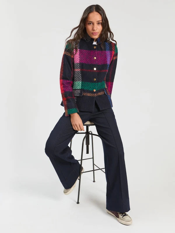 Vilagallo Multicoloured Dori Plaid Jacket
