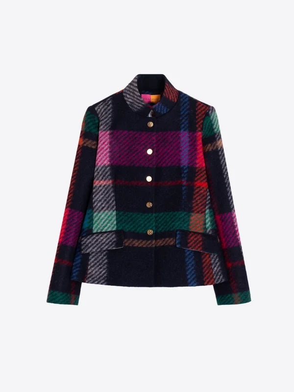 Vilagallo Multicoloured Dori Plaid Jacket