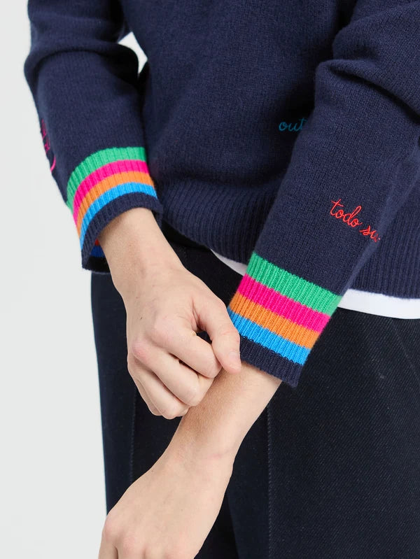 Vilagallo Words Jersey Jumper