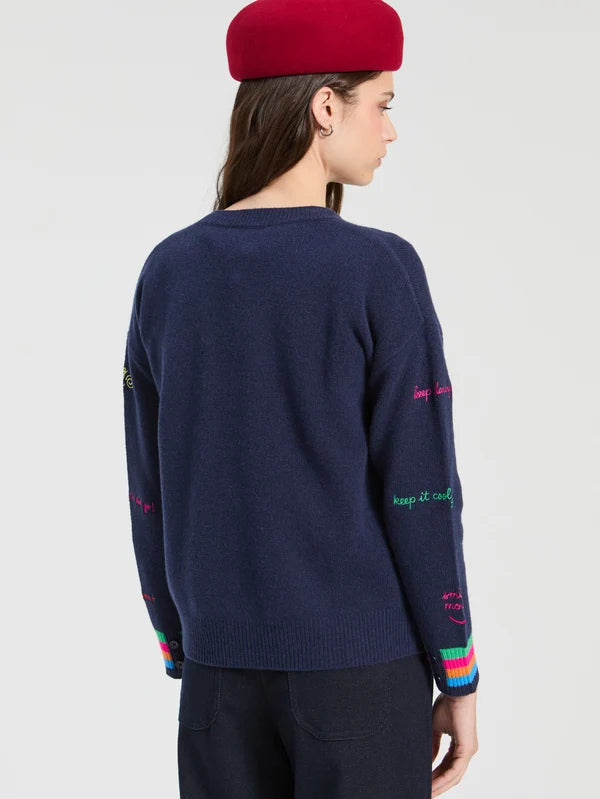 Vilagallo Words Jersey Jumper