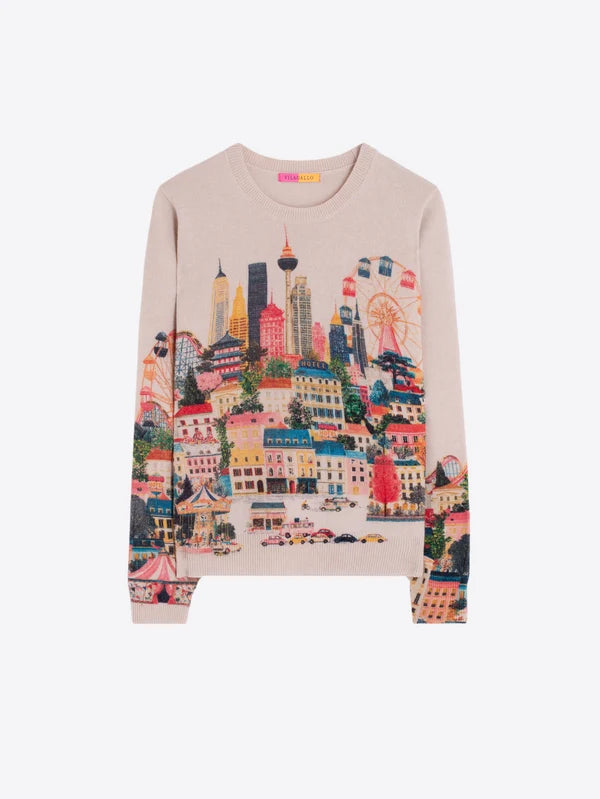 Vilagallo Beige City Sweater
