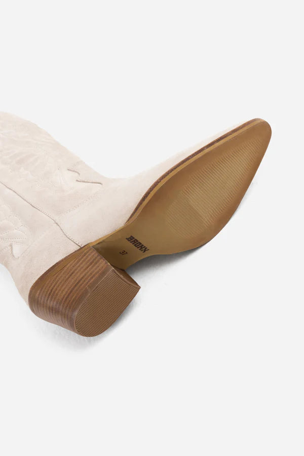 Bronx Jukeson Brushed Suede Western Sand Boot
