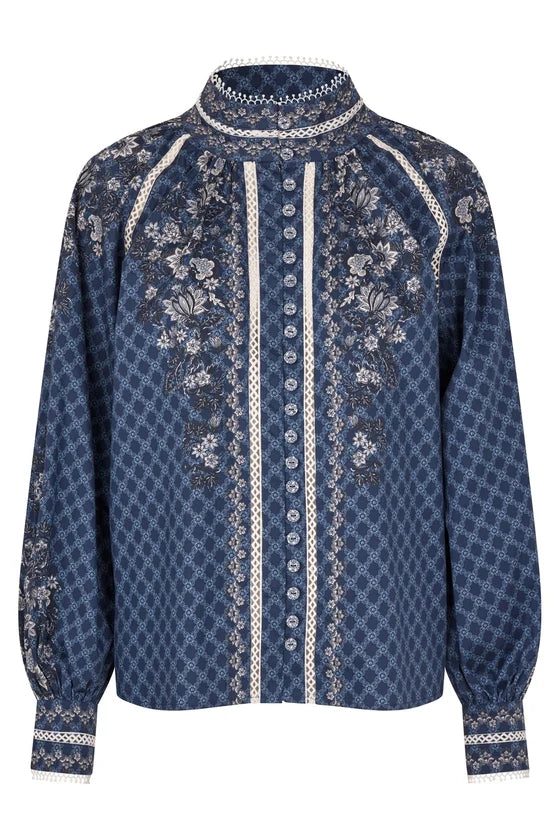 Dea Kudibal Monia Kudibelle Blouse With Stand Collar