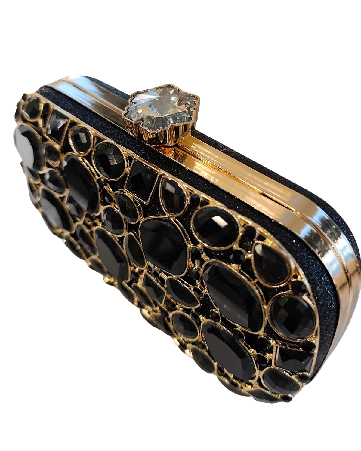 Dekers Shimo Shimo Diamond Flower Bag Black