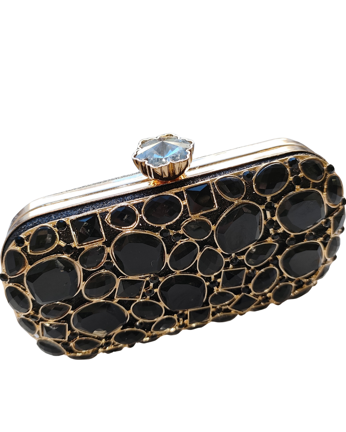 Dekers Shimo Shimo Diamond Flower Bag Black