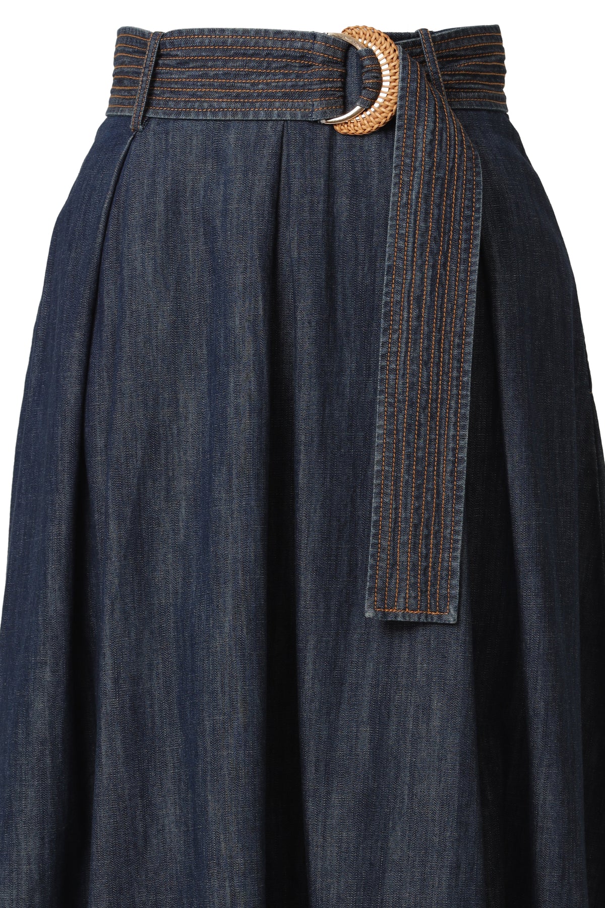 Emily Lovelock Denim Blue Zelda Skirt