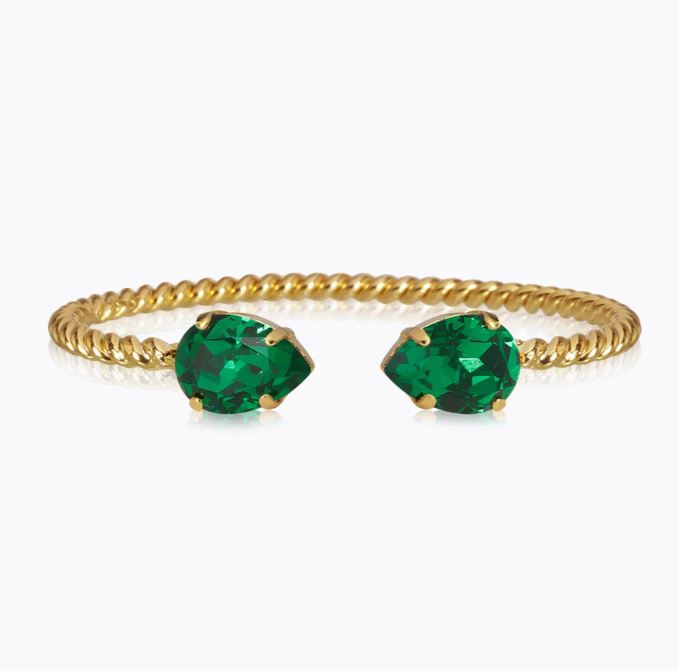 Caroline Svedbom Mini Drop Majestic Green Bracelet