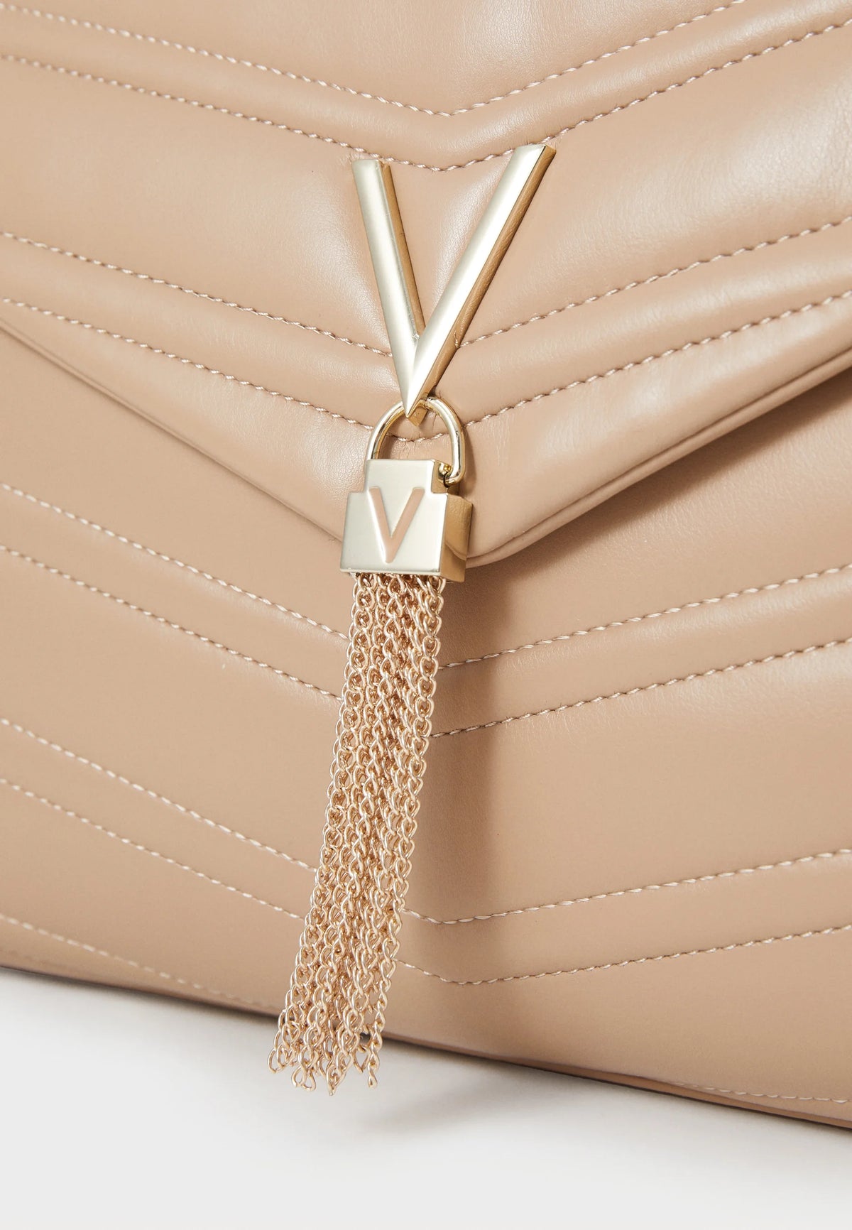Valentino Beige Privilege Flap Bag
