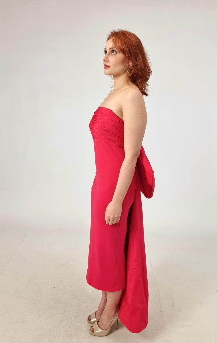 Moskada Rasberry Cecilia Dress