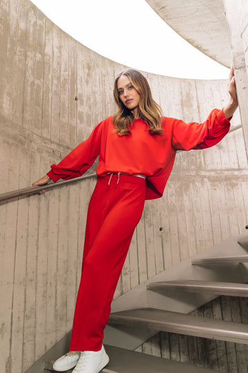 Tuzzi Radiant Red Soft Sweater