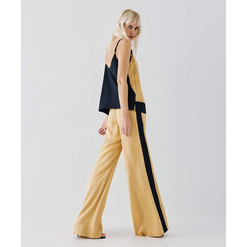 Access Fashion Black/Gold V Neck Cami