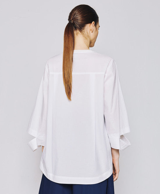 Access Fashion Oversized Blouse With Cut Out Cuffs