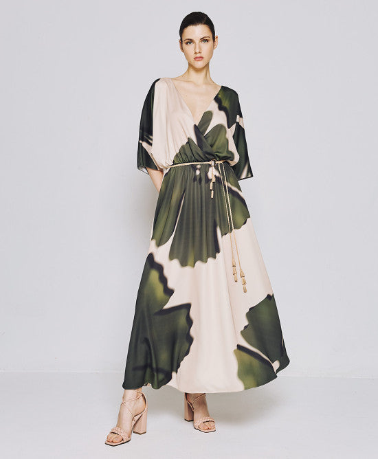 Access Fashion Multi Printed Wrap Dress