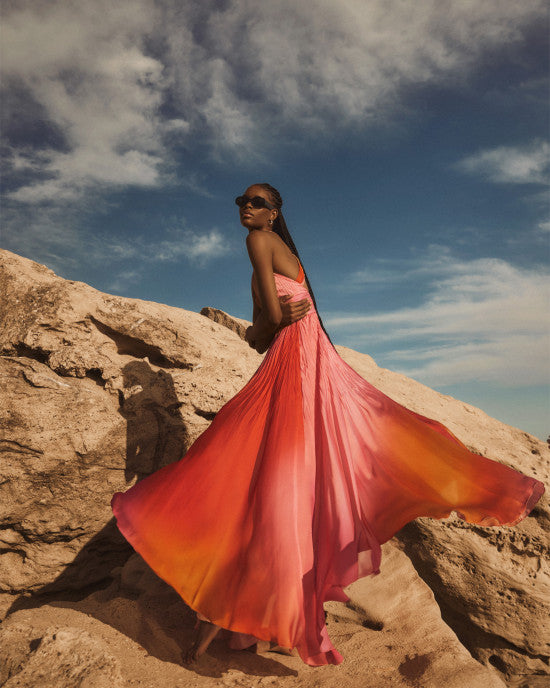 Access Fashion Flame Multi Coloured Dress