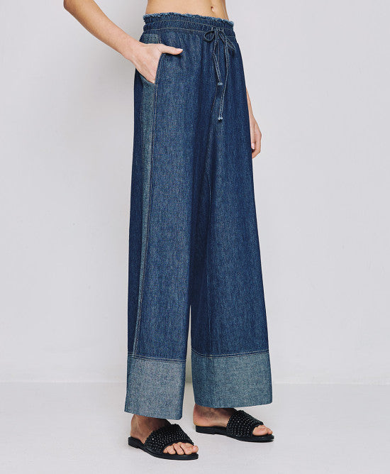 Access Fashion Denim Pants With Elasticated Waist